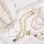 Colar de pingente de cristal Multicamadas vintage feminino cor de Ouro. - comprar online