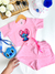 Conjunto Stitch Rosa na internet