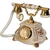 Telefone Classico Decorativo Antigo Com Porcelana (Brisa) XI