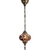 Authentic Turkish Mosaic Hanging Lamp - Mix Color B7945