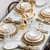 Eclipse Gold 57 peças louça de porcelana para 12 pessoas - online store