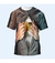 Camiseta Masculina Manga Curta Estampada - ENO1001