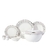 Porcelain Dinnerware Sets - Perla Collection 60 Pieces - KA8S281