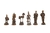 Piezas de ajedrez - Figuras antiguas de Troya Serie A02OT104 en internet