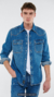 Camisa Jeans Parker Hemp Turca Para Masculino / Oversize - MV050 - tienda online