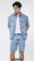 Camisa Jeans Oslo Turca Para Masculino / Oversize - MV053 na internet