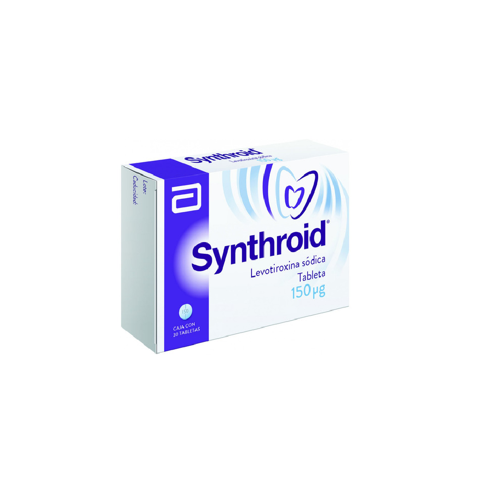 SYNTHROID 150MG TAB C/30 *ABB* Grupo Farma Medical