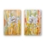 Cuadro Díptico Twin Flowers Pintado al Oleo en Bastidor 2x 20x30 - comprar online