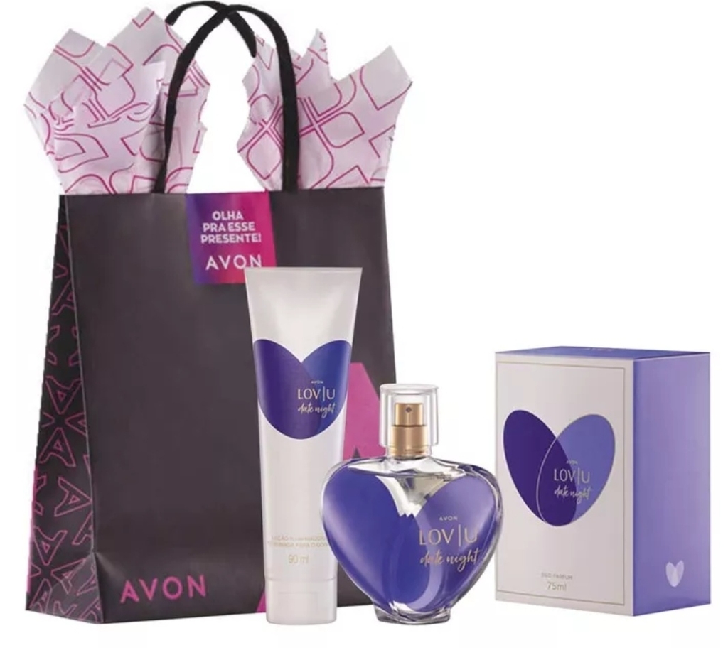 Presente Avon Lov U Date Night Deo Parfum E Loção