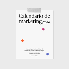 Calendario de marketing 2024
