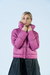 CAMPERA PUFFER AGATHA CUELLO ALTO FUCSIA