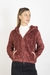 Buzo Campera Linn Peluche de Corderito Bordo