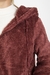 Buzo Campera Linn Peluche de Corderito Bordo en internet