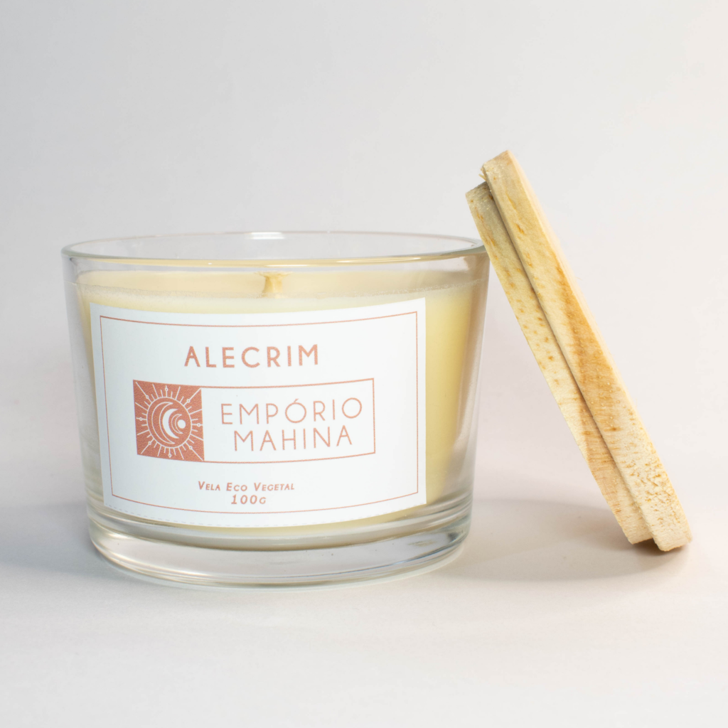 Velas Aromáticas Mahina 100g Alecrim