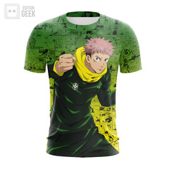 Camisa Mangá Brasil - Yuji Itadori