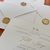 Convite de Casamento Opalina - Fechamento com Lacre de Cera Personalizado - comprar online