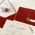 Convite de Casamento - Envelope Forrado - Fechamento em Lacre de Cera Aplicado com Fio Encerado