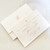 Convite de Casamento - Envelope Branco com Relevo Americano - Fechamento em Lacre de Cera - Personalize Conviteria