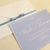 Convite de Casamento - Envelope Opalina - Fechamento em Fita de Gorgorão - comprar online