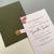 Convite de Casamento - Envelope Colorido com Fechamento em Lacre de Cera