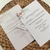 Convite de Casamento - Envelope Papel Vegetal com Fechamento em Fio Encerado