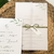 Convite de Casamento - Envelope Papel Vegetal com Fechamento em Fio Encerado