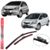 Par Palhetas do Limpador Dianteiro Honda Fit 2009 a 2014 - Cinoy