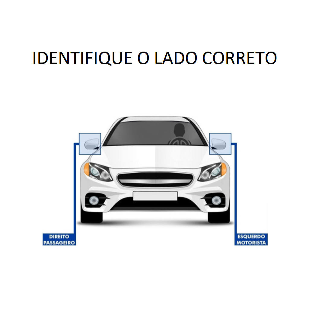 Retrovisor Corsa Sedan Classic 1994 a 2015 2/4 portas com controle e  acabamento - Delivery Peças