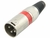 Plug XLR macho vermelho MXT