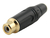 Plug rca femea preto 641613 MXT - comprar online