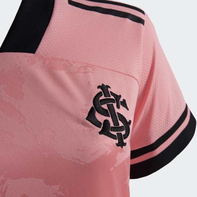 Camiseta Internacional 21/22 Adidas Feminina - Rosa