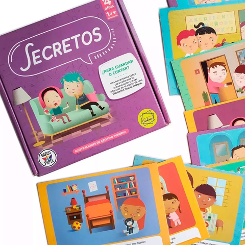 Secretos Juego de Mesa ESI Educacion Sexual Integral en Niños