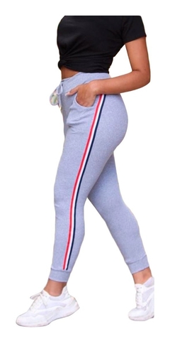 Calça ribana listra lateral sales