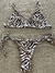 Conjunto top tulipa + calcinha Tulipa Amarração M Safari