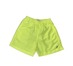 SHORTS ADULTO AMARELO NEON