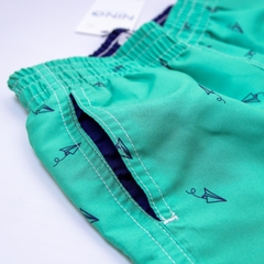 SHORTS ADULTO ESTAMPA NINO VERDE - NINO BOYSWEAR