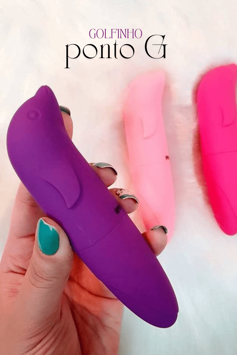 Vibrador Ponto G Golfinho Aveludado