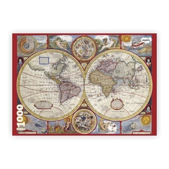 Rompecabezas Puzzle 1000 piezas El mundo en plano