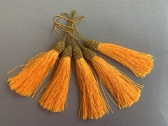 Pacote com 5 unidades de tassel, franja com tulipa, 9 centímetos na internet