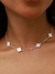 Choker inspiração Van Cleef com detalhes em Branco Madrepérola no Prata na internet