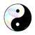 Sticker Yin Yang Metal - comprar online