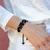 pulsera glam negra