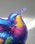 Sticker new colibrí Glitter - comprar online