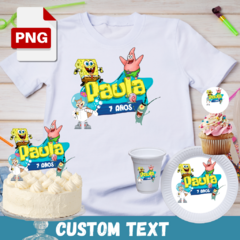 Logotipo BOB ESPONJA personalizado