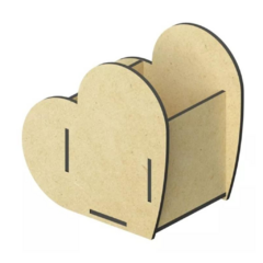 10 Corazón MDF