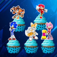 20 cupcake toppers SONIC