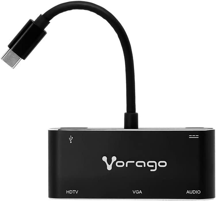  Adaptador USB-C a HDMI VGA Divisor de video HDTV Cable