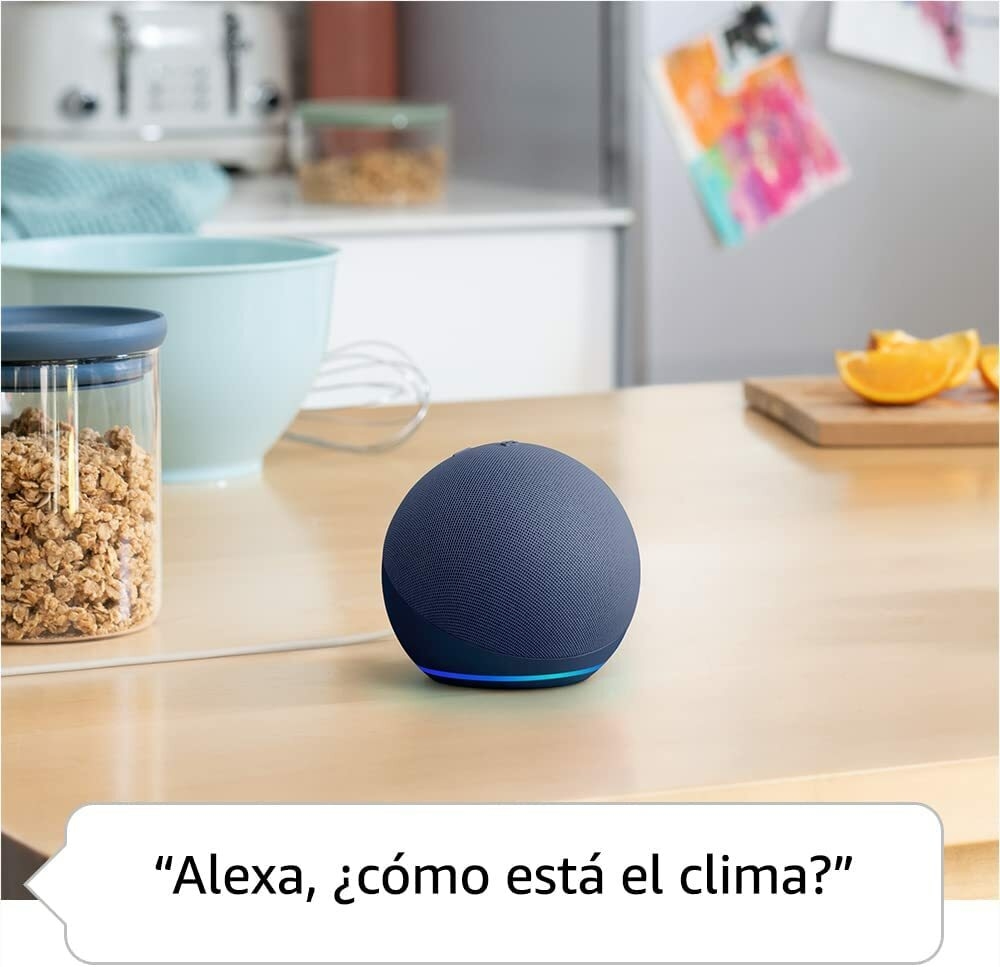 Echo Dot Alexa con Reloj 5ta Generación / Azul