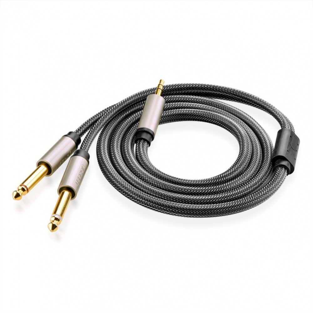 UGREEN Cable Jack 6.35mm a 3.5mm Macho, HiFi Sonido Cable Aux
