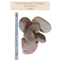 Piedra canto rodado de rio de mendoza bolsa 25 kg - tienda online